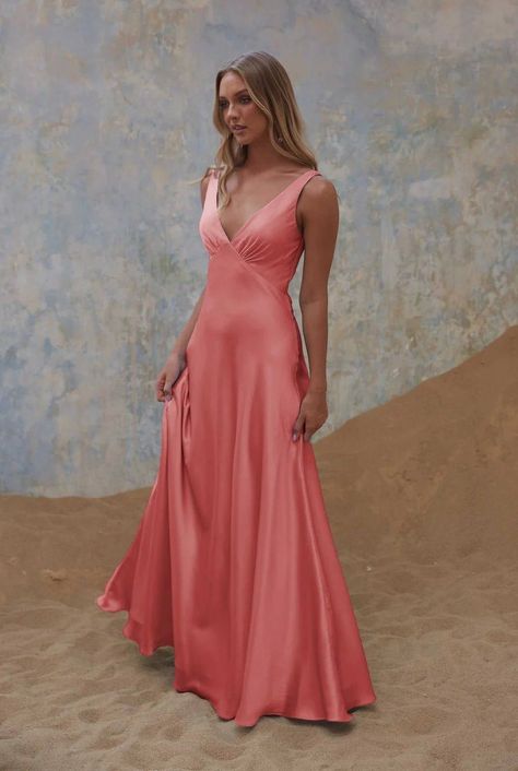 Dress Construction, Bias Cut Skirt, Style And Grace, Stretch Satin, Satin Dress, Your Special, Bra Cups, Dress Backs, Easy Wear