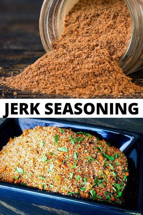 Jamaican Jerk Seasoning Jerk Seasoning Recipe, Jamaican Jerk Seasoning, Spice Mix Recipes, Instant Rice, Seasoning Recipe, Jamaican Jerk, Jerk Seasoning, Spice Mix, Seasoning Blend