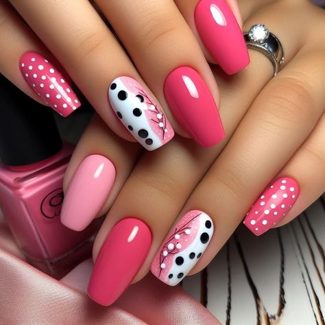 Pink Spring Nails, Romantic Nails, Daisy Nails, Pretty Nail Art Designs, Trendy Nail Art, Pretty Nail Art, Nail Designs Glitter, Pink Nail, Pink Spring