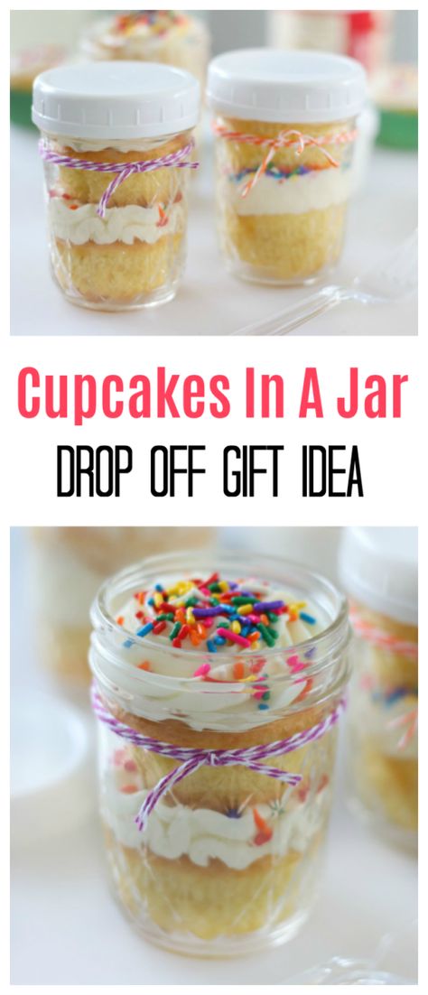 Cupcakes In A Jar How To Make, Cupcakes In A Cup Ideas, Cake In A Jar How To Make, Birthday Cake In A Jar, Layered Cupcakes In A Cup, Dessert Jars Ideas Easy, Gifts For Significant Other, Cupcakes In A Cup, Cupcake Jars