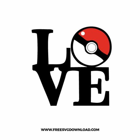 Pokemon Svg Files Free, Pokemon Svg Free, Pokémon Svg, Love Pokemon, Pokemon Valentine, Cricut Art, Pokemon Halloween, Cameo Crafts, Pokemon Birthday Party