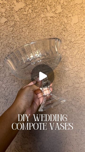 Julia Catherine St. John Kapic on Instagram: "DIY some compote vases for my wedding!

#weddingdiy #diybride #bridetobe #2024bride #diyflowers" Succulent Wedding Flowers Centerpieces, Statement Wedding Centerpieces, Coquette Centerpiece Ideas, Cylinder Vase Centerpiece Wedding Diy, Diy Compote Vase, Compote Vase Centerpiece Wedding, 30th Birthday Table Centerpieces, Diy Wedding Floral Centerpieces, Small Floral Centerpieces Wedding