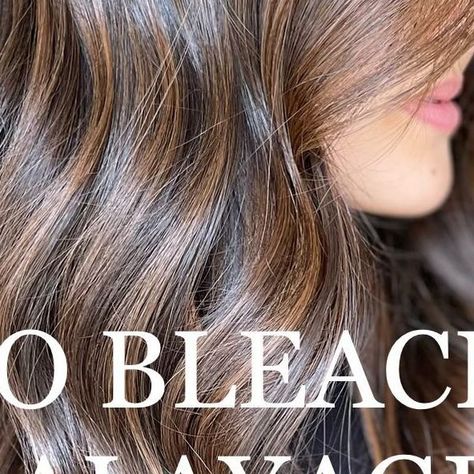 No bleach balayage 🤎only done on VIRGIN hair ! That means no previous dyes or chemical treatme... No Bleach Balayage, No Bleach Hair Color, Bleach Balayage, Bleach Hair Color, Bleached Hair, Hair Colors, Virgin Hair, Balayage, Aurora