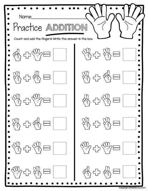 ADDITION - kindergarten worksheets to practice addition - equations - pictures - easy math center #noprep #kindergarten Preschool Homework, Easy Math Worksheets, Kertas Kerja Prasekolah, Kindergarten Math Addition, Kindergarten Math Worksheets Addition, Kindergarten Math Free, Kindergarten Math Worksheets Free, Kindergarten Addition Worksheets, Math Addition Worksheets