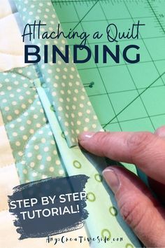 Machine Binding A Quilt, Tips Menjahit, Bag Construction, Quilt Binding Tutorial, Beginning Quilting, Sewing Binding, Binding Tutorial, Quilt Binding, Bias Binding