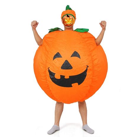 PRICES MAY VARY. 100% Polyester Zipper closure Hand Wash Only ★★Halloween costume is the best gifts for family and friend,When you wear it with your family and friends, celebrate Halloween in Fun Holiday. ★Pumpkin inflatable costume fits all (Adults);Inflatable costume size for 59-74inch / 150-190cm.★Pumpkin Costume,100% Polyester. ★Requires 4 x AA Batteries (not included); pumpkin costume must be 4 AA batteries or it will not be powerful enough to fully inflate the costume. ★Pumpkin Costume per Adult Pumpkin Costume, Children Halloween Party, Alien Cosplay, Monster Costume, Festival Stage, Inflatable Pumpkin, Pumpkin Halloween Costume, Monster Costumes