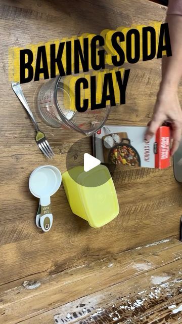 Deidre Serious Thrifter on Instagram: "DIY baking soda clay! Comment CLAY and I’ll send you the full tutorial ❤️ #diyclay" Baking Soda Clay Recipe, Diy Baking Soda, Baking Soda Clay, How To Make Clay, Diy Baking, Clay Food, Instagram Diy, Fun Activities For Kids, June 19