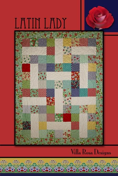 Digital RoseCards – Page 7 – Villa Rosa Designs Themed Quilts, Charm Square Quilt, Villa Rosa, Quick Quilt, Scrap Quilt, Jellyroll Quilts, Easy Quilt Patterns, Card Pattern, How To Finish A Quilt