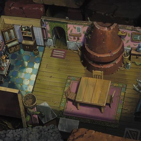 Arrietty Landscape, The Secret World Of Arrietty House, Secret Life Of Arrietty Aesthetic, Arietty's Room, The Borrowers Aesthetic, Arrietty House, Arietty Aesthetic, Secret Life Of Arrietty, Mini Foyer