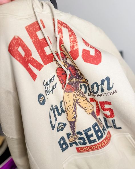 vintage baseball design on a hoodie ❤️ www.dunhamdesignco.shop Baseball Design, Vintage Baseball, May 20, Design Company, Baseball, Sports, On Instagram, Quick Saves, Instagram