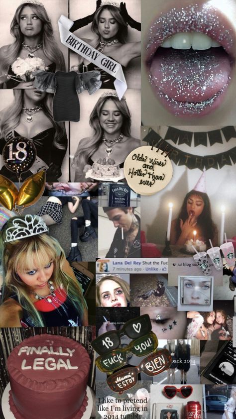 officially been on shuffles for a year, here’s a recreation of #myfirstshuffle ! 🖤#birthdayinspo #birthdaygirl #birthday #2014tumblr #18 #party Tumblr Birthday, Lana Del Rey, A Year, Girl Birthday, Birthday Party, Collage, Tumblr, Birthday