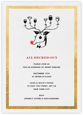 Christmas Rv, Online Party Invitations, Christmas Open House, Christmas Party Themes, Paperless Post, Club Ideas, Holiday Invitations, Holiday Party Invitations, Rudolph The Red