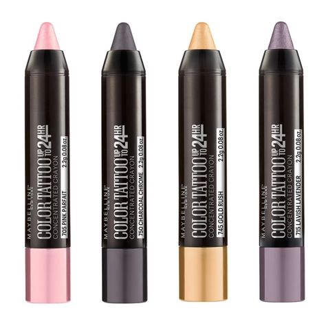 Maybelline Color Tattoo Concentrated Crayon Best Drugstore Eyeshadow, Drugstore Eyeshadow, Eyeshadow Crayon, Maybelline Tattoo, Maybelline Color Tattoo, Tattoo Cream, Eyeshadow Stick, Best Eyeshadow, Popsugar Beauty