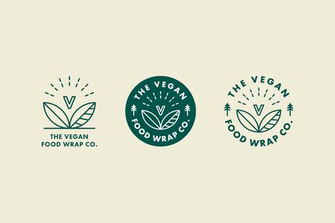 Vegan Food Packaging, Vegan Cafe Logo, Organic Brand Logo, Food Product Logo, Product Logo Design, Wm Logo, Eco Logo Design, Food Company Logo, Food Brand Logos