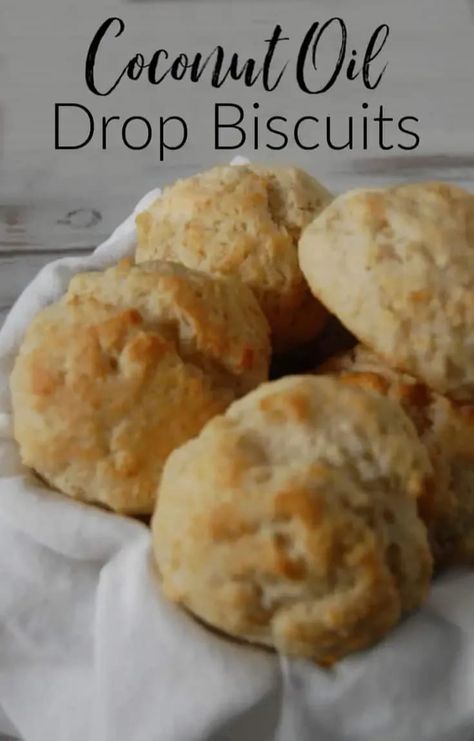 Do you love biscuits? Of course you do! These coconut oil drop biscuits are very easy to make and taste amazing, plus you get all the benefits of coconut oil! #coconutoil #biscuits #dropbiscuits #realfood #fromscratch Easy Drop Biscuits, High Calorie Diet, Coconut Oil Recipes, Oil Drop, Drop Biscuits, Köstliche Desserts, Party Desserts, How To Eat Less, Biscuit Recipe