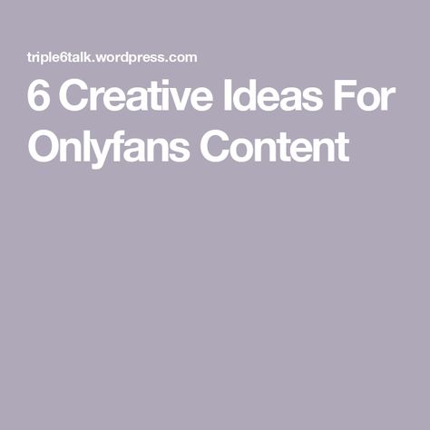 6 Creative Ideas For Onlyfans Content Only Fan Bio Ideas, Only Fan Name Ideas, Only Fan Pics Spicy, Nobel Prize In Literature, Creative Names, How To Get Followers, Content Planner, Extra Money Online, Business Online