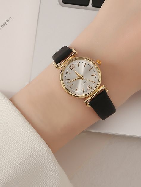 Casual Collar    Wrist Watches Embellished   Women's Watches Insta Editing, Bossy Women, Dancing Photoshoot, Elegant Watches Women, Classy Watches, White Watches Women, Classic Watch Women, Watches Women Black, Pretty Watches