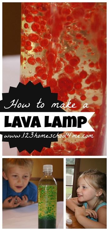 kids will love this simple science experiment - building a lava lamp #science #preschool #homeschooling Lamp Lava, Make A Lava Lamp, Vetenskapliga Experiment, 123 Homeschool 4 Me, Kids Lamp, Crafts Summer, Experiment For Kids, Science Week, Summer Science