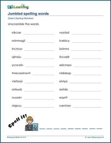 Students unscramble grade 5 level spelling words in these spelling worksheets. Free | Spelling | Worksheets | Grade 5 | Printable Jumbled Words Worksheets, Free Spelling Worksheets, Worksheets For Grade 5, Jumbled Words, Unscramble Words, Good Study Habits, Early Science, Cursive Writing Worksheets, Comprehension Exercises