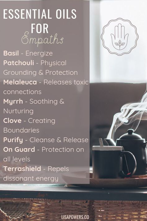 Witchy Oils, Empath Energy, Meditation Station, Intuitive Empath, Jar Spells, Aromatherapy Recipes, Doterra Essential Oils Recipes, Essential Oil Diffuser Blends Recipes, Essential Oil Remedy