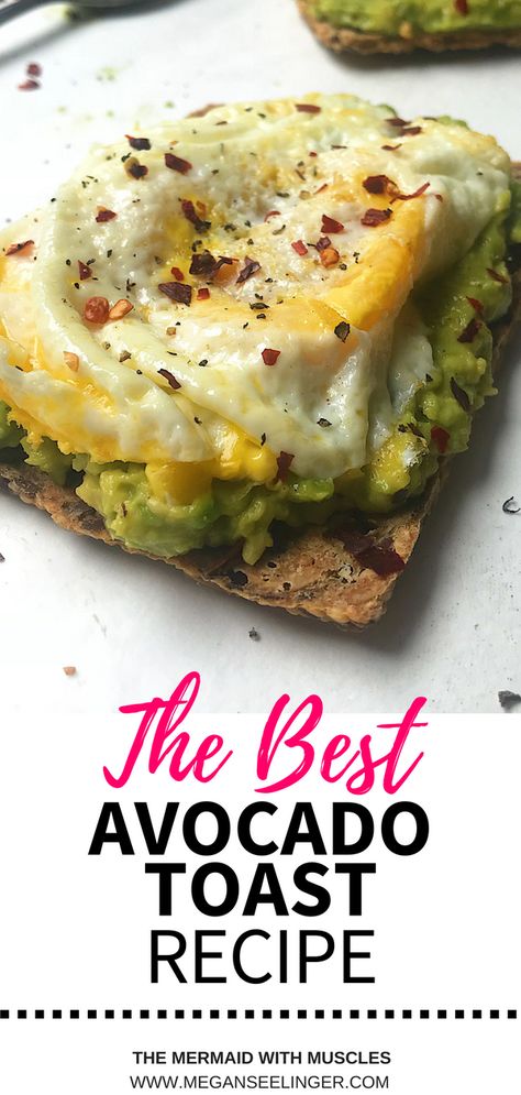 Avacodo Toast Recipes With Egg Breakfast, Avacacado Breakfast Recipes, Best Avocado Toast Recipe With Egg, Smashed Avocado Toast With Egg, Fried Egg Avocado Toast, Avocado Toast With Egg And Cheese, Eggs And Guacamole Breakfast, Garlic Avocado Toast, Guacamole Toast Egg