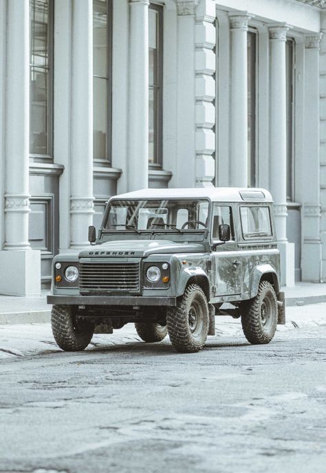 Brooklyn Coachworks’ Rugged Elegance: Land Rover Restoration in the Heart of Brookyln | NUVO Brooklyn Coachworks, Landrover Defender 90, Used Land Rover, Defender 130, New Defender, Jump Seats, Mens Toys, Range Rover Classic, Land Rover Models