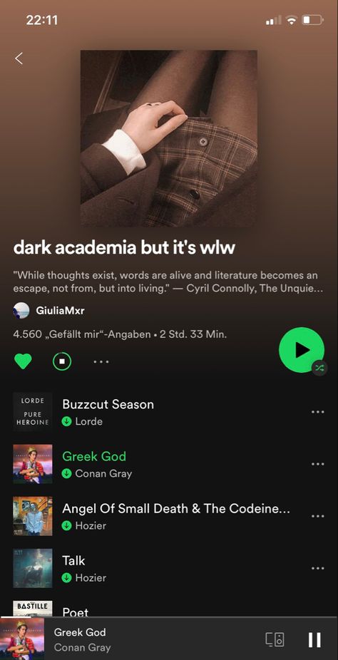 Wlw Spotify Covers, Dark Academia Wlw Aesthetic, Sapphic Playlist, Wlw Playlist Cover, Sapphic Songs, Wlw Dark Academia, Wlw Songs, Wlw Dark Aesthetic, Dark Academia Wlw