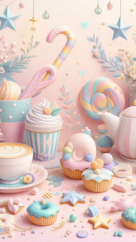 Sweet Candy Background, Candy Aesthetic Background, Sweet Wallpaper Iphone, Candy Wallpaper Iphone, Pastel Candy Aesthetic, Candy Wallpaper Aesthetic, Candy Aesthetic Wallpaper, Pink Candy Aesthetic, Candyland Wallpaper