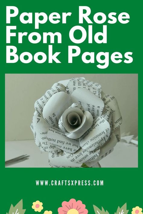 How To Make Paper Roses From Book Pages, How To Make Paper Flowers From Book Pages, Roses Made From Book Pages, Book Paper Roses Diy, How To Make Flowers From Book Pages, Sheet Music Roses, How To Fold Paper Roses, How To Make Book Roses, How To Make Book Page Roses