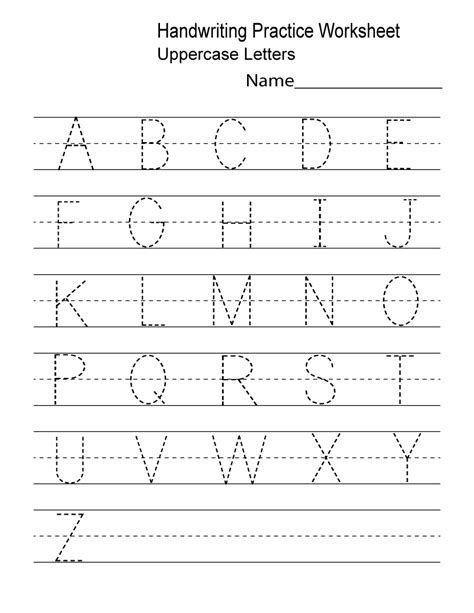 Dash Trace Handwriting Worksheet - Free Kindergarten Handwriting Worksheets For Kindergarten, Writing Worksheets Kindergarten, Capital Letters Worksheet, Alphabet Practice Sheets, Printable Handwriting Worksheets, Alphabet Practice Worksheets, Kindergarten Handwriting, Alphabet Writing Practice, Writing Practice Sheets