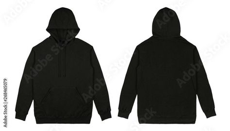 Plain Black Hoodie Template, Black Hoodie Template, Hoodie Front And Back, Plain Black Hoodie, Hoodie Template, Jennifer Black, Motivational Quote Posters, Shirt Template, Back View