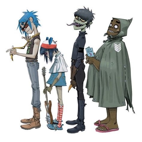 Gorillaz Gorillaz Converse, Gorillaz Albums, Jamie Hewlett Art, Gorillaz Noodle, Demon Days, Plastic Beach, Jamie Hewlett, Gorillaz Art, Damon Albarn