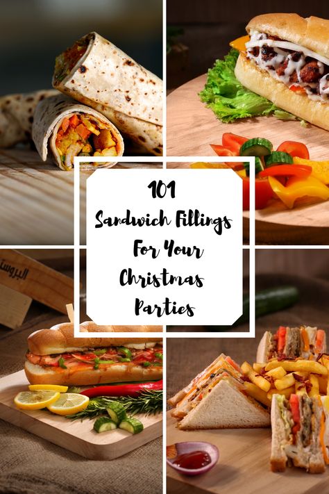 Sandwiches For Christmas Party, Christmas Afternoon Tea Recipes, Christmas Tea Sandwiches Recipes, Christmas Tea Sandwiches, Christmas Sandwich Ideas, Sandwich Buffet Ideas, Festive Sandwiches, Christmas Afternoon Tea Ideas, Winter Sandwiches