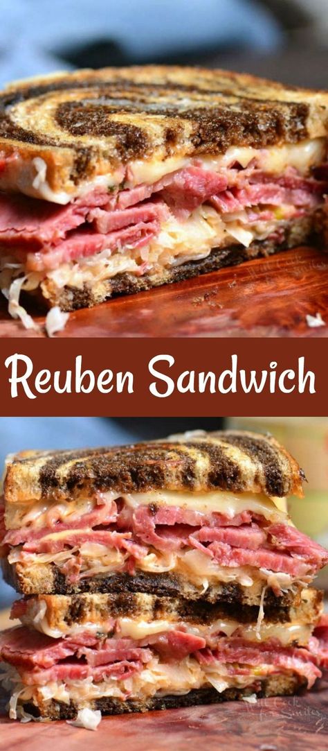 Corned Beef Sandwich Recipe, Corn Beef Reuben Sandwich, Bread Flavors, Ruben Sandwich, Corned Beef Reuben, Reuben Sandwich Recipe, Corned Beef Sandwich, Pastrami Sandwich, Russian Dressing