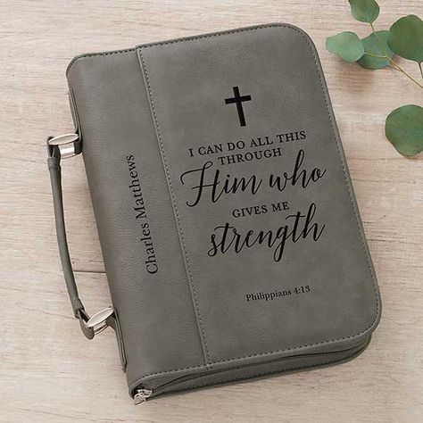 Quote Cover Photos, Bible Book Cover, Heavenly Quotes, Christian Facebook Cover, Personalized Bible Cover, Jesus Cartoon, Bible Cases, Leather Bible Cover, Bible Bag