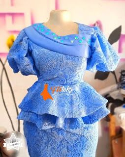 Nigerian Lace Styles Skirt And Blouse, Classy Skirt And Blouse, Skirt And Blouse Lace Styles, Blouse Lace Styles, Kaba Styles, Latest Lace Styles, Asoebi Lace, Lace Skirt And Blouse, Asoebi Style