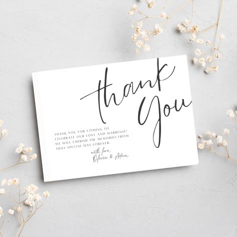 Bridesmaid Thank You Card, Wedding Thank You Card Template, Wedding Thank You Card, Modern Thank You Card, Minimalist, Custom Thank You Card Bridesmaid Card Thank You, Bridesmaids Thank You Cards, Thank You For Being My Bridesmaid Card, Souvenir Card, Thank You Card Wording, Bridesmaid Thank You Cards, Bride Card, Bridesmaid Thank You, Custom Thank You Cards