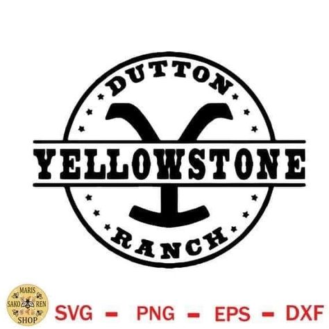 Yellow Stone Ranch, Dutton Ranch Yellowstone, Yellowstone Svg, Yellowstone Ranch, Yellowstone Dutton Ranch, Dutton Ranch, Cricut Projects Beginner, Planner Binder, Vinyl Shirts