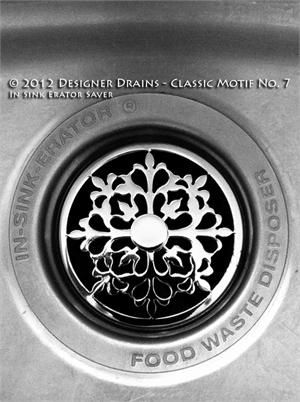 Designer Drains - Kitchen Sink - Classic Motif No.7 Sink Stopper, Contemporary Kitchen Sinks, Kitchen Sink Strainer, Kitchen Sink Accessories, Sink Strainer, Sink Drain, Sink Accessories, Kitchen Sinks, Kitchen Sink Faucets