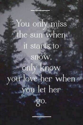 You only miss the sun.. Love Letras, Lyrics To Live By, Song Lyric Quotes, Favorite Lyrics, Let Her Go, I'm With The Band, Song Quotes, Lyric Quotes, Music Quotes