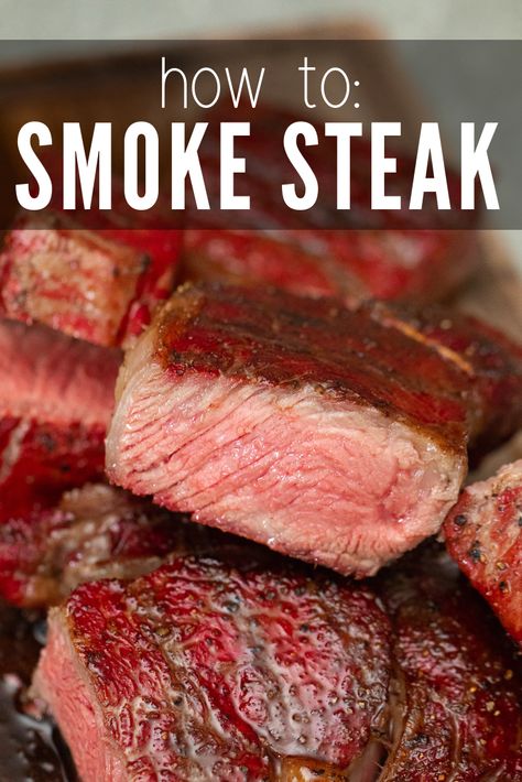 Smoked Steak, Carnivore Lifestyle, Smoker Grill Recipes, Ways To Cook Steak, Traeger Grill Recipes, Smoker Cooking, Pellet Grill Recipes, Traeger Recipes, Smoked Meat Recipes