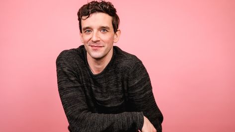 Michael_Urie_Playbill_Studio_Portrait_2018  photo Marc J. Franklin Michael Urie, Harvey Fierstein, Studio Portrait, The Drama, Studio Portraits, Night In, Men Sweater, Drama, Branding