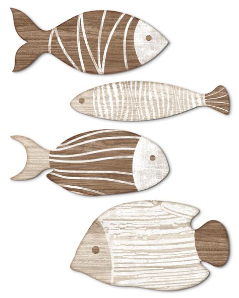 PRICES MAY VARY. Cute Fish Decoration Set: You will receive 4 pieces of wooden fish sea wall art pieces, with 5 different pattern combinations and sizes, sufficient to meet your decoration needs, allowing you to make different arrangements at will Show off the retro charm: These hanging fish beach bathroom decors are designed in different colors at the head, body, and tail, with a worn-out appearance that is retro and rustic, making it more exquisite and three-dimensional, retro and rustic Easy Rustic Coastal Decor Living Room, Coastal Cottage Wall Decor, Pier One Imports Decor, Fish Wood Art, Antique Coastal Decor, Eclectic Beach Decor, Nautical Boho Decor, Modern Coastal Bathroom Decor, Lake Nursery Theme