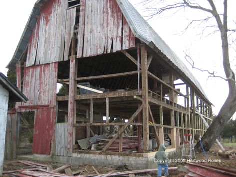 Barn Restoration Ideas, Barn Turned Into House, Barn Renovation Ideas, Old Barn Restoration, Man Cave Barn, Barn Makeover, Converted Barn Homes, Homestead Projects, Barn Restoration