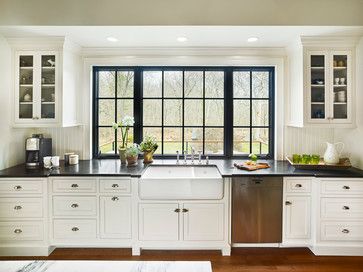 Sycamore Farms - farmhouse - Kitchen - Philadelphia - Sullivan Building & Design Group Kitchen Window Design, Modern Kitchen Sinks, Kitchen Sink Design, Farmhouse Kitchen Design, Kitchen Farmhouse, غرفة ملابس, Farmhouse Style Kitchen, Modern Farmhouse Kitchens, Kitchen Window