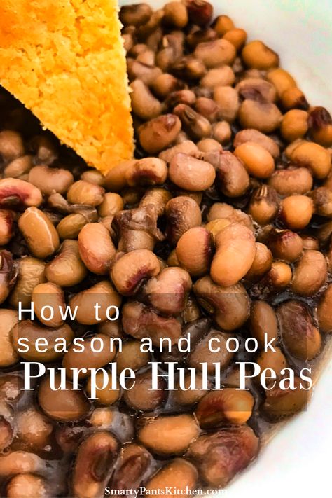 Southern Vegetable Garden, Blackeyed Peas Recipe Southern Style, Purple Peas, Purple Whole Peas Recipes, Crowder Peas Recipe Southern Style, How To Cook Fresh Peas, Fresh Peas Recipe, Field Peas Recipe, Fresh Peas