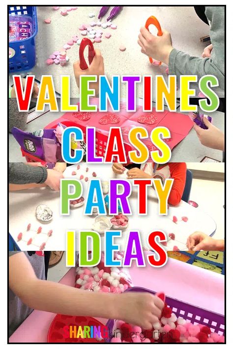 Valentines Games For Kids Classroom Preschool, Valentine Preschool Party Ideas, Valentines Party Ideas For Toddlers, Valentine’s Day Party Ideas For Classroom, Kids Valentine’s Day Party Ideas, Preschool Valentines Party Games, Valentines Party Preschool Ideas, Valentine Party Themes Kids, Kinder Valentines Party