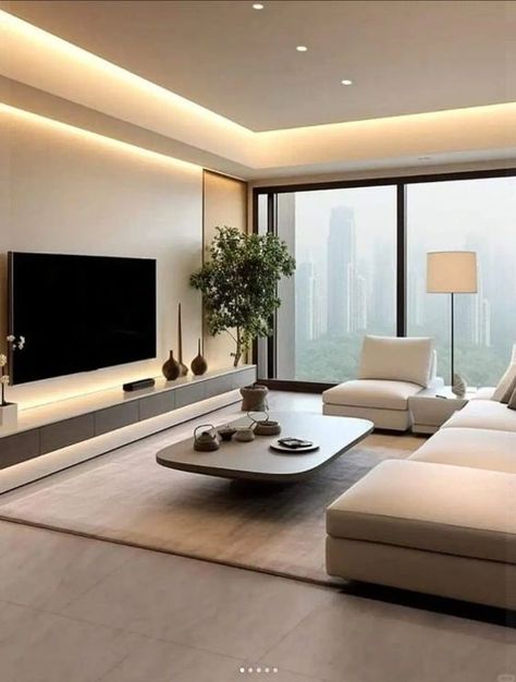 Modern Living Room Interior, Latest Living Room Designs, Home Hall Design, Hall Interior Design, Hall Interior, Living Room Design Inspiration, 아파트 인테리어, Home Design Living Room, Studio Apartment Decorating