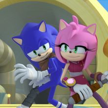 Sonic Boom Amy, Sonic Y Amy, Sonamy Comic, Amy The Hedgehog, Dog Day Afternoon, Sonic And Amy, Sonic Funny, Cartoon Books, Sonic 3