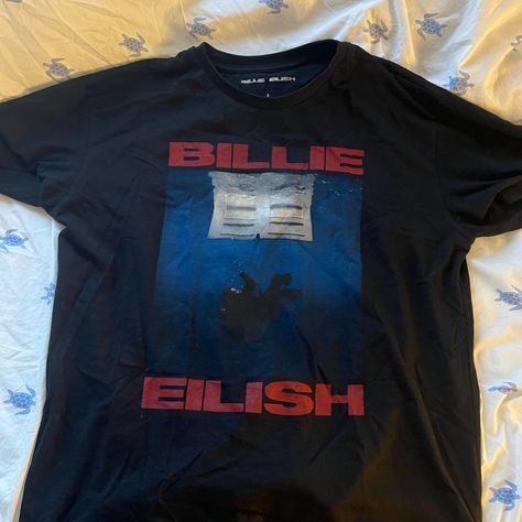 Hmhas Billie Eilish Merch Not Worn Billie Eilish Merch Size L Billie Eilish Sweatshirt, Billie Eilish Things To Buy, Billie Eilish Merch Aesthetic, Billie Eilish Shirt Design, Billie Eilish Gifts, Billie Eilish Merch Outfit, Billie Eilish Clothes, Billie Eilish T Shirt, Billie Eilish Concert Outfit